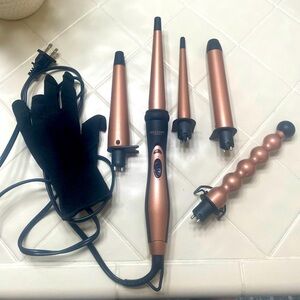 BESTOPE PRO Curling Wand with Interchangeable Barrels